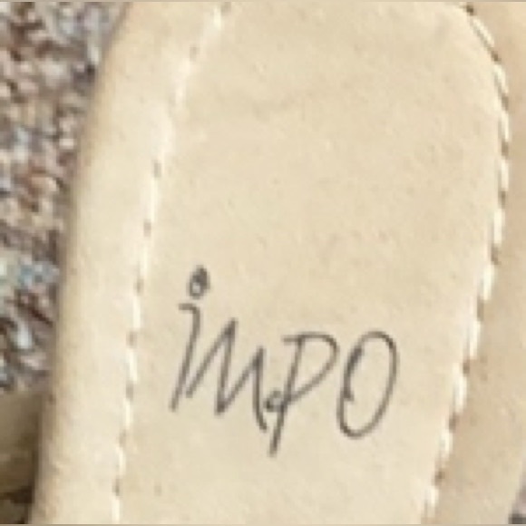 Impo open toe blue Slide ons heels. Size 8 - Picture 6 of 11